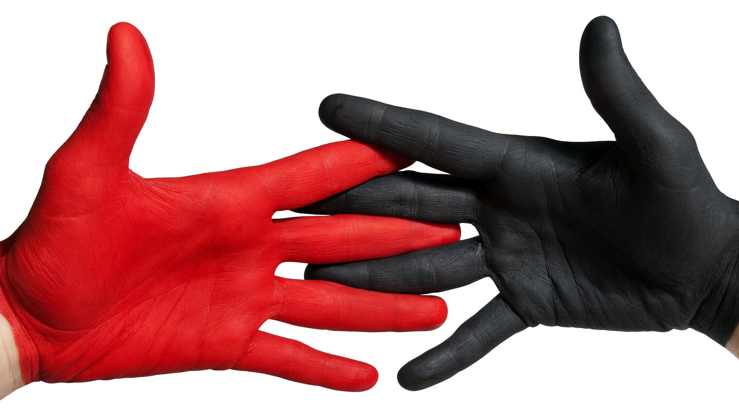 a handshake between a red and a black painted hand, isolated Schlagwort(e): shake hands, handshake, red, black, hands, politics, coalition,, shake hands, handshake, red, black, hands, politics, coalition, government, power, hand, elections, election, retention, union, unite, color, colors, paint, painted, different, difference, migration, acceptance, tolerance, environment, party, political, vote, teamwork, together, community, strong, strength, helping alliance, assistance, support, manage, direct, conduct, voter, voters agree, parties, germany, german, rule, partnership, friendship, colorful, ruling, gover