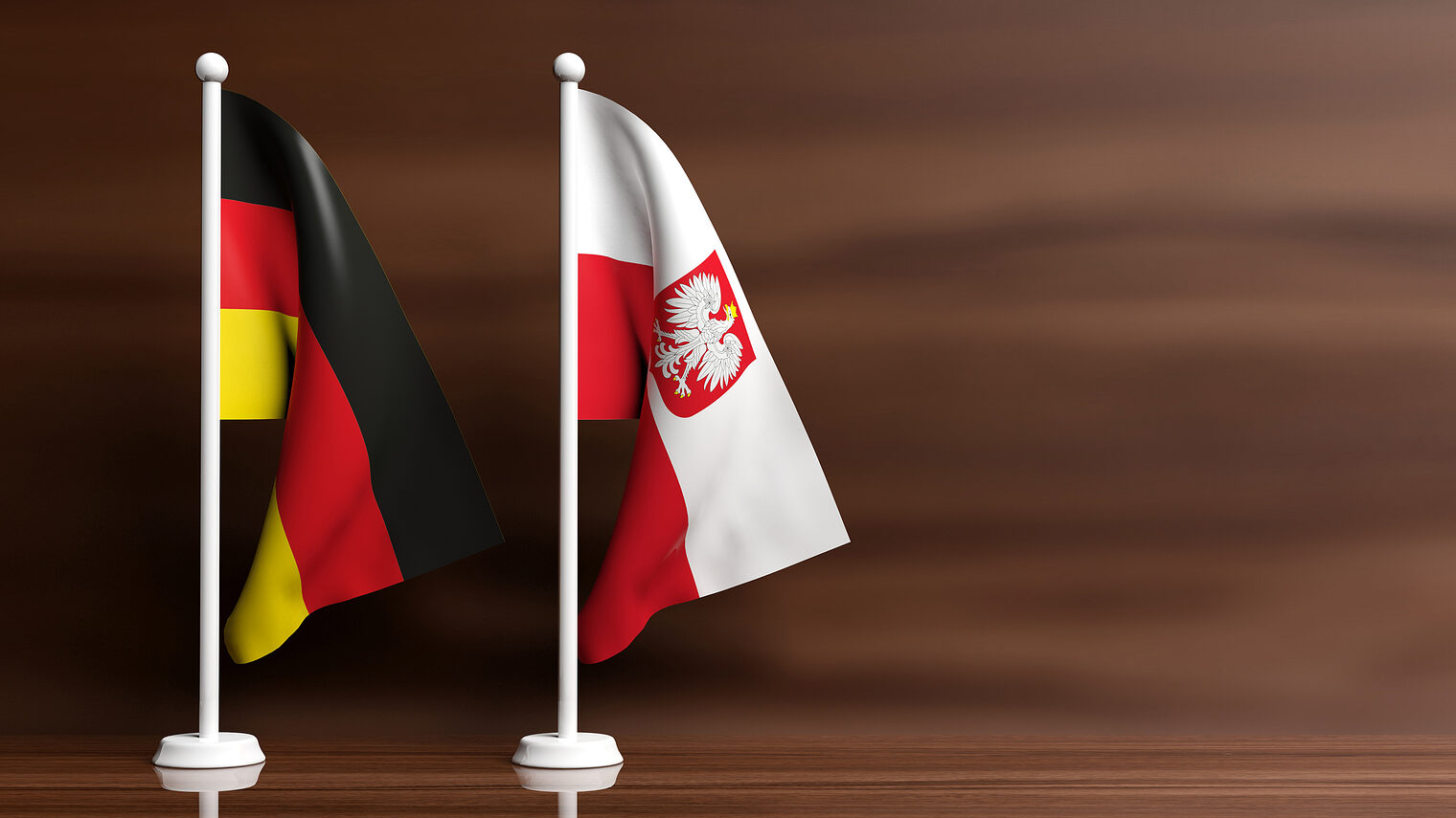 Poland and Germany miniature flags on wooden background. 3d illustration Schlagwort(e): germany, poland, flags, meeting, alliance, economy, polish, germ, germany, poland, flags, meeting, alliance, economy, polish, german, support, help, national, illustration, nation, friendship, sign, world, cooperation, banner, symbol, country, waving, background, flag, miniature, small, politics, global, international, patriotism, two, culture, wooden, wood, communication, partnership, relation, copyspace, space, copy
