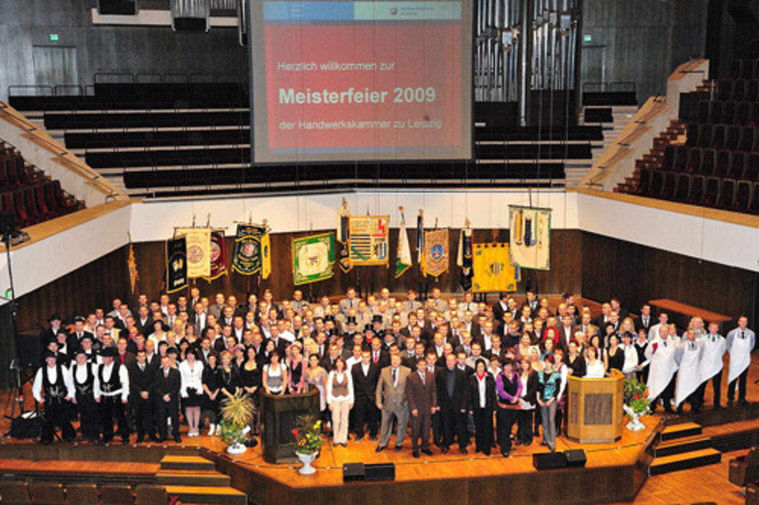 Meisterfeier der Handwerkskammer zu Leipzig 2009. Bild: Foto Geuther (www.foto-geuther.de)