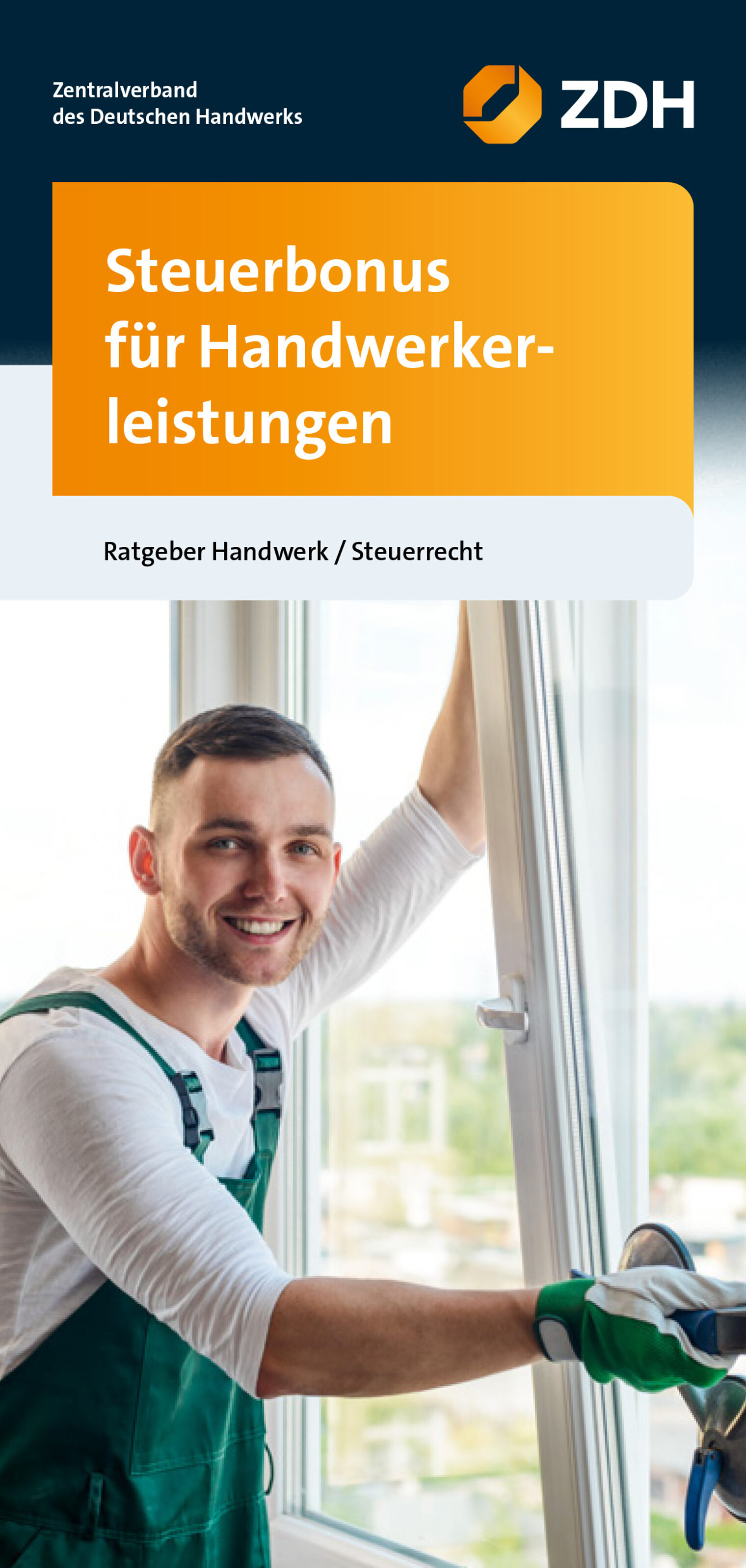 ZDH-Flyer "Steuerbonus für Handwerkerleistungen"