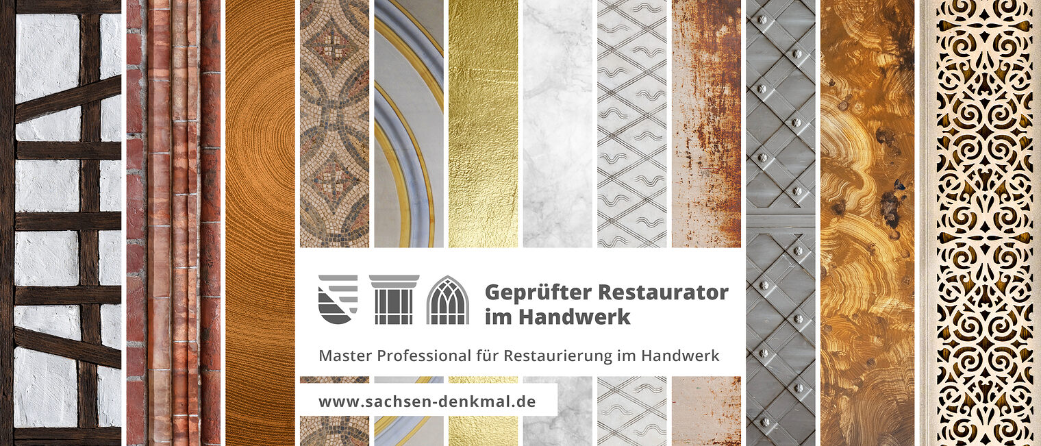 Key-Visual: Geprüfter Restaurator im Handwerk