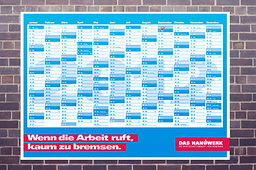 Wandkalender 2012 im Design der Imagekampagne des Handwerks