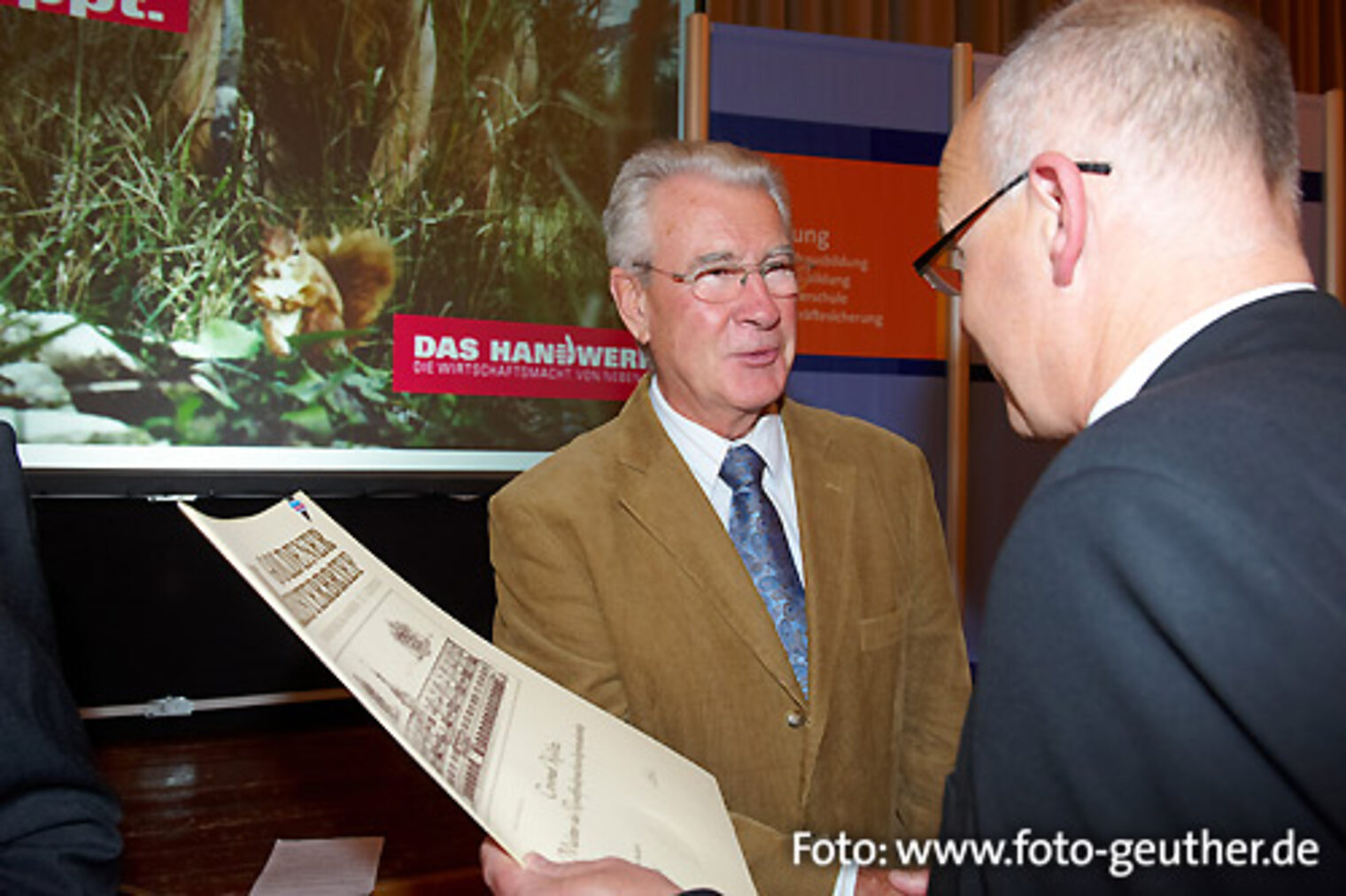 Impressionen der Festveranstaltung anlässlich der Verleihung der goldenen Meisterbriefe 2011. Bild: 53