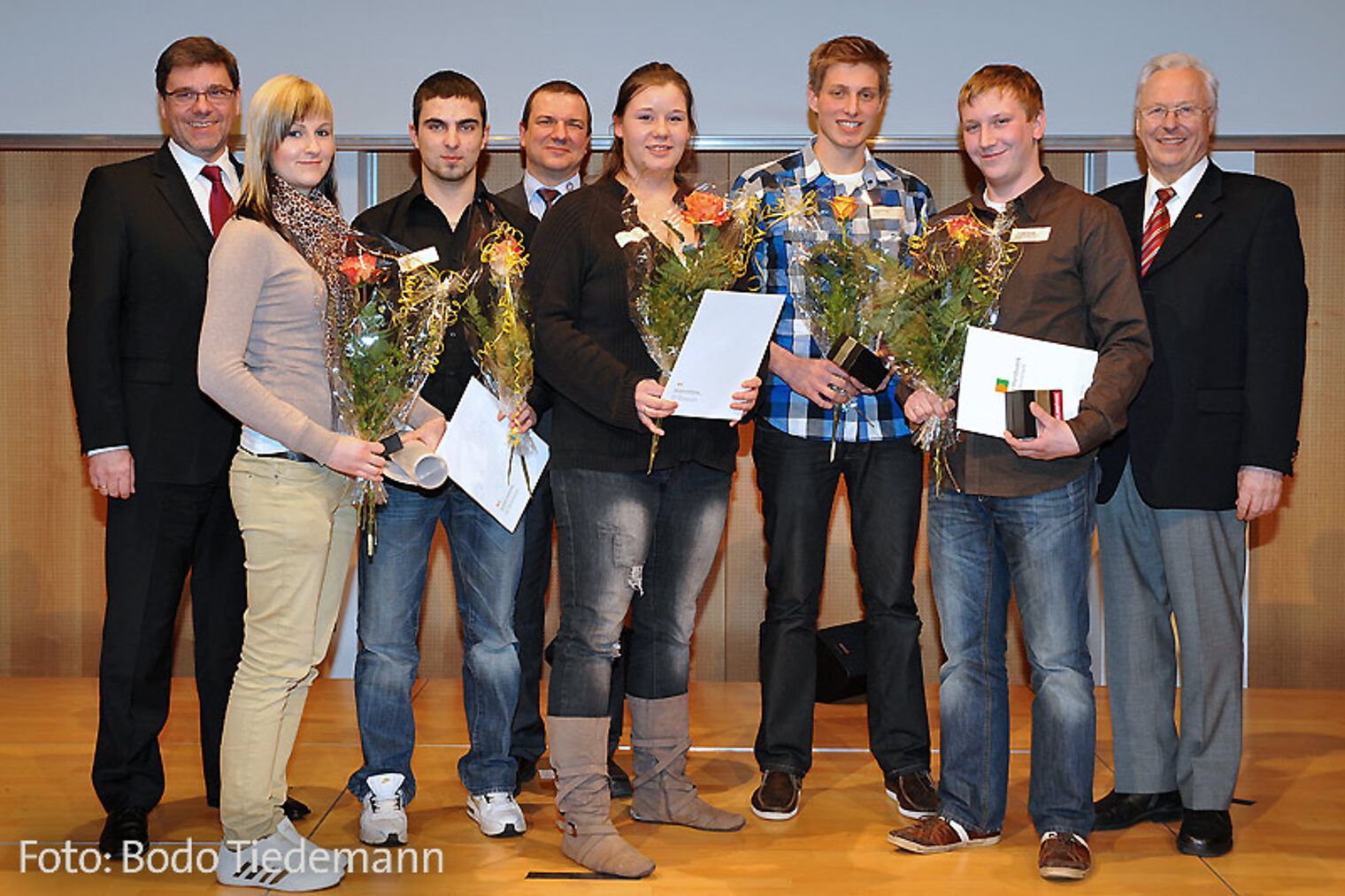 Ehrung der sächsischen Sieger im Leistungswettbewerb des Deutschen Handwerks 2011. Foto: Bodo Tiedemann 7