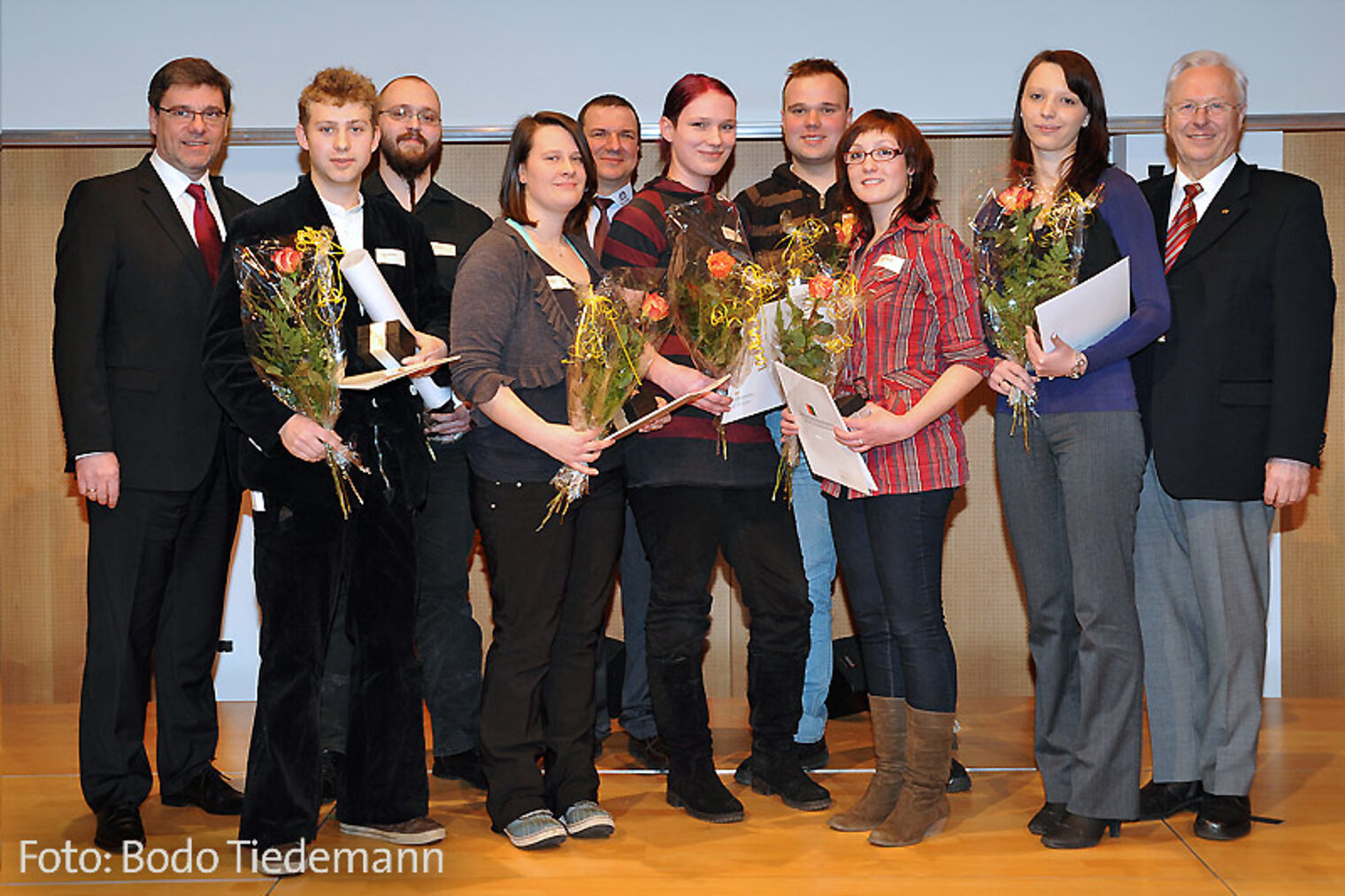 Ehrung der sächsischen Sieger im Leistungswettbewerb des Deutschen Handwerks 2011. Foto: Bodo Tiedemann 8