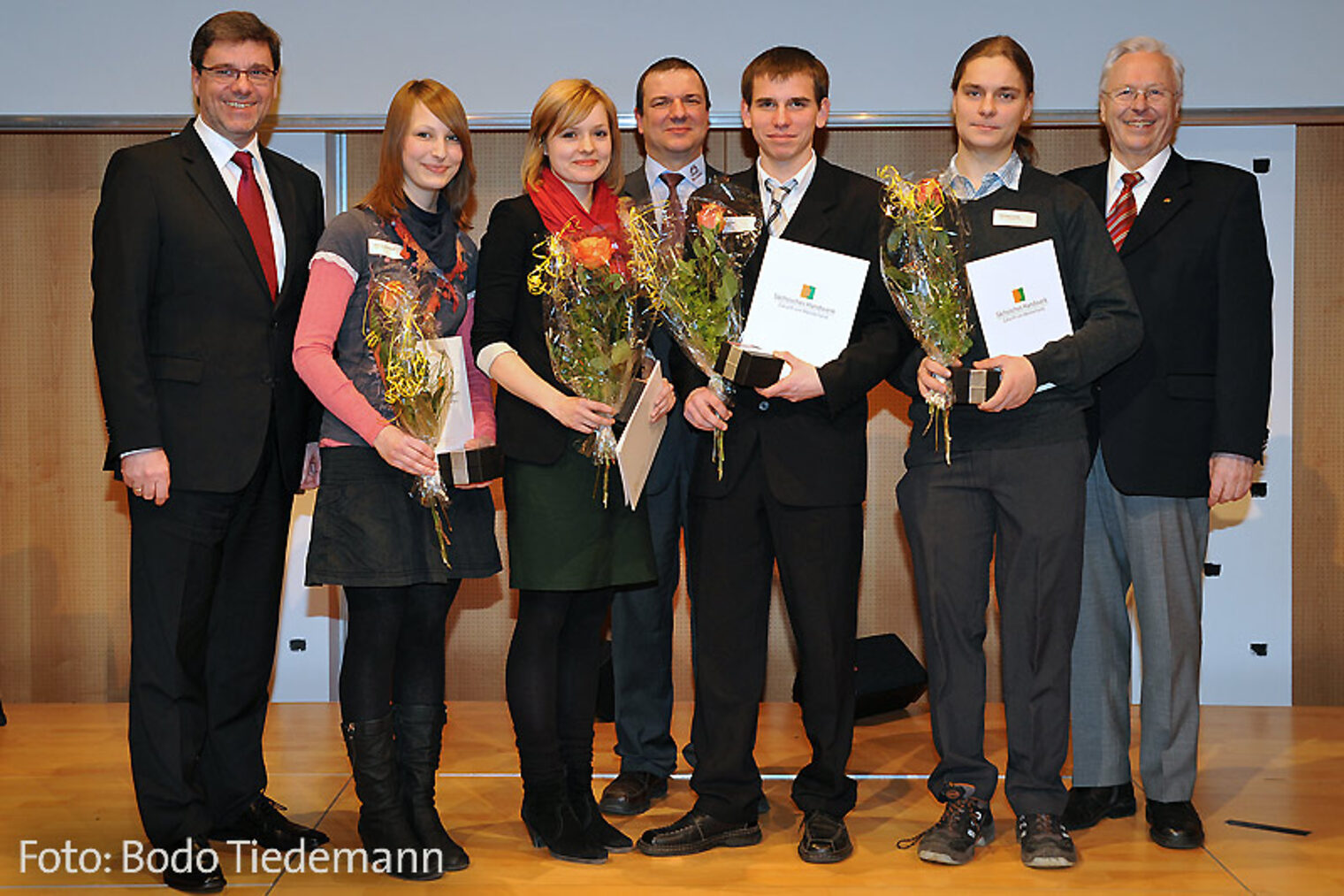 Ehrung der sächsischen Sieger im Leistungswettbewerb des Deutschen Handwerks 2011. Foto: Bodo Tiedemann 10