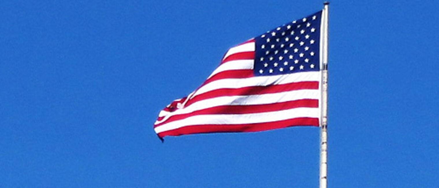 Flagge USA. Bild: pixelio.de - Rainer Sturm