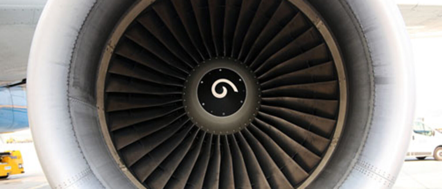 Flugzeugturbine- Bild: pixelio.de - Herbert Käfer