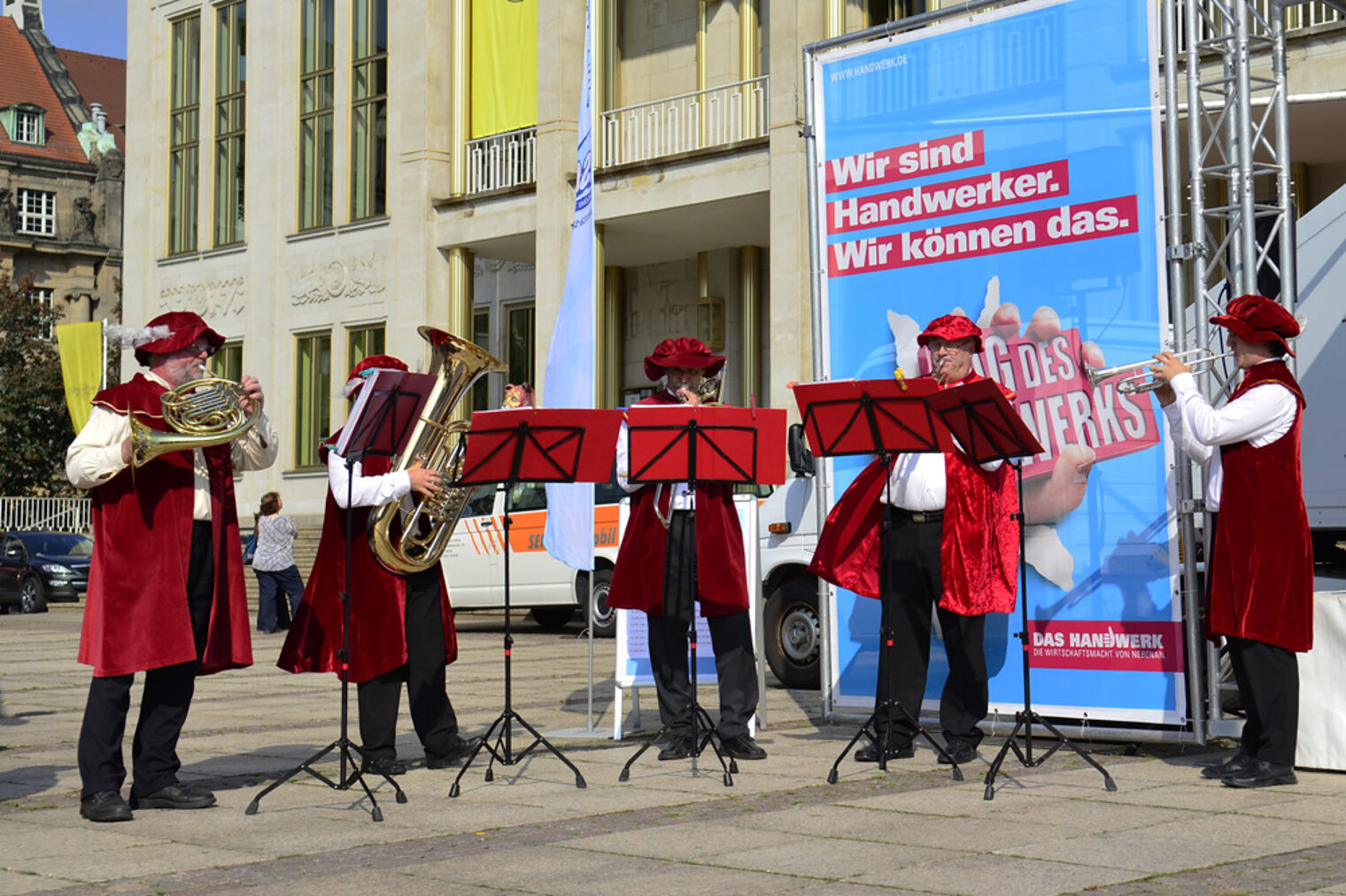 "Tag des Handwerks" 2014 auf dem Leipziger Augustusplatz 1
