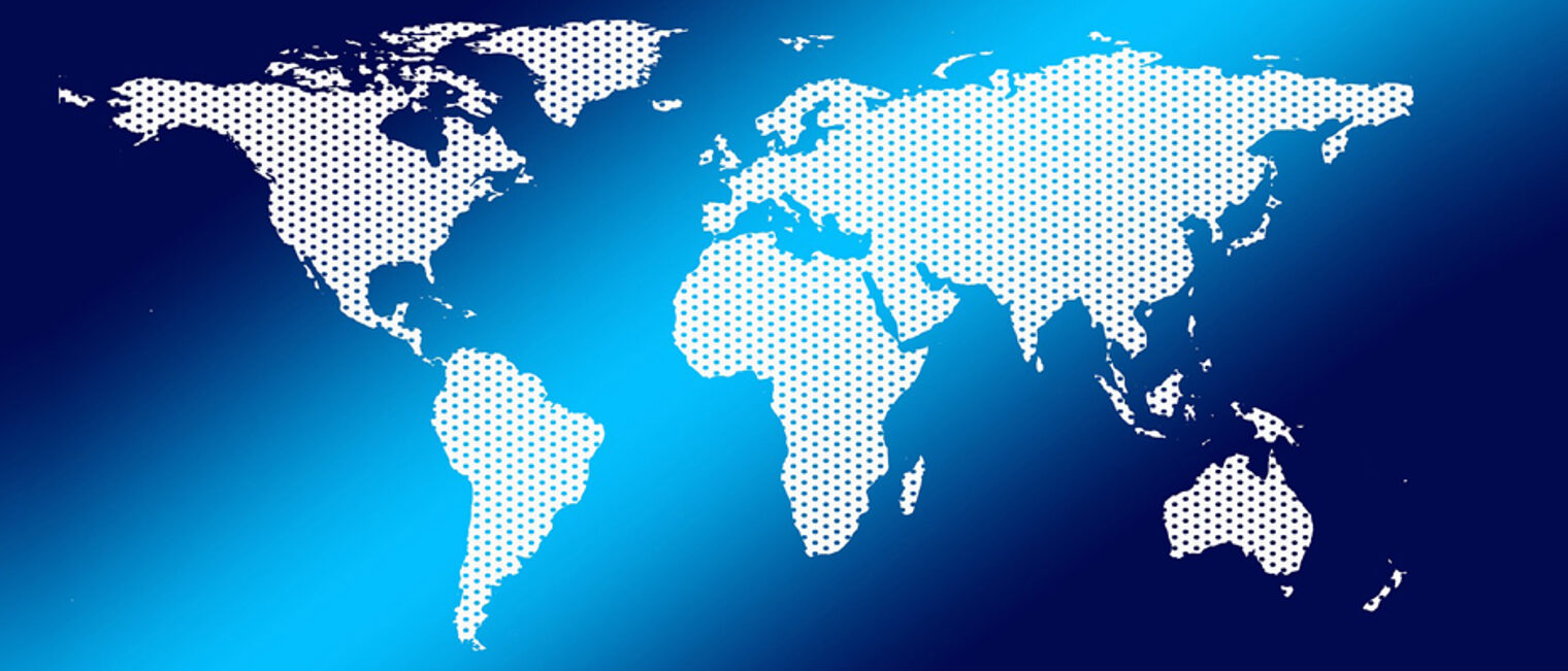 Welt, Karte, International. Bild: geralt / pixabay.com