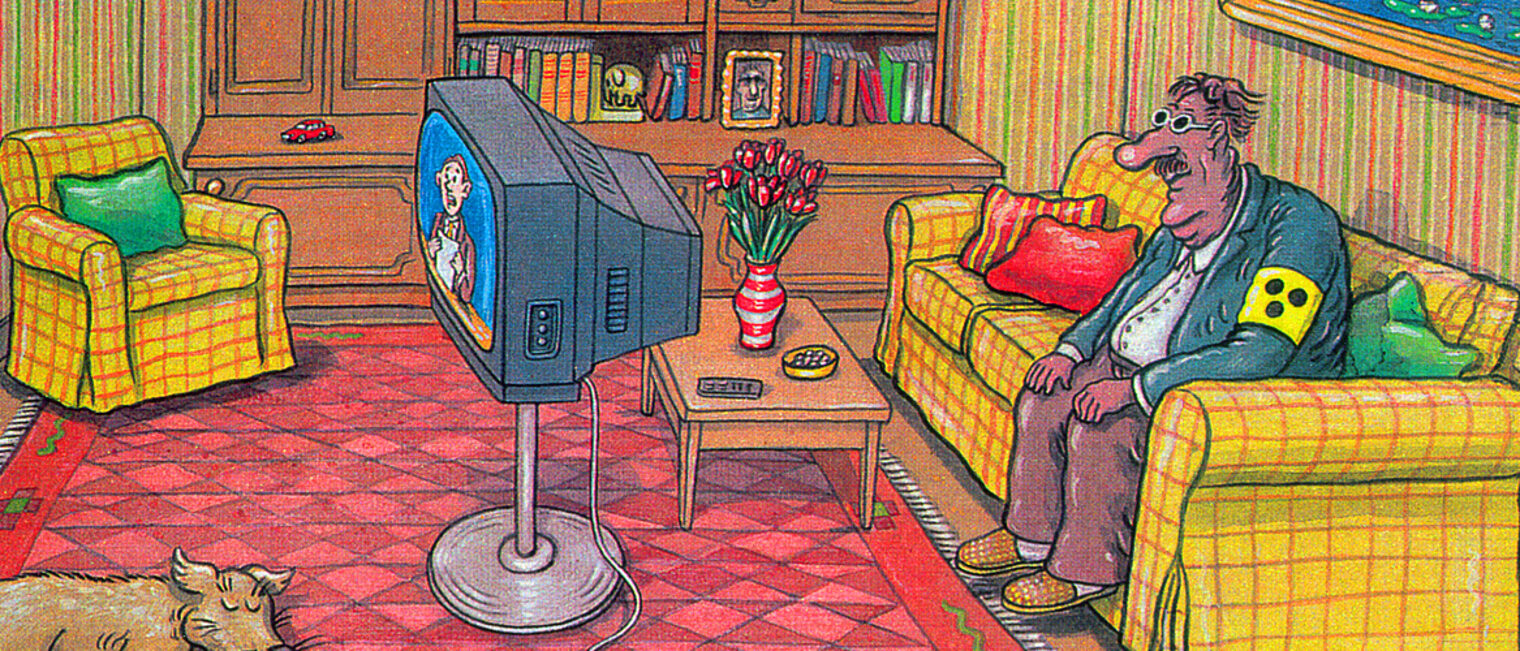 "Mattscheibe" - Satirische Zeichnungen aus den 1990er-Jahren