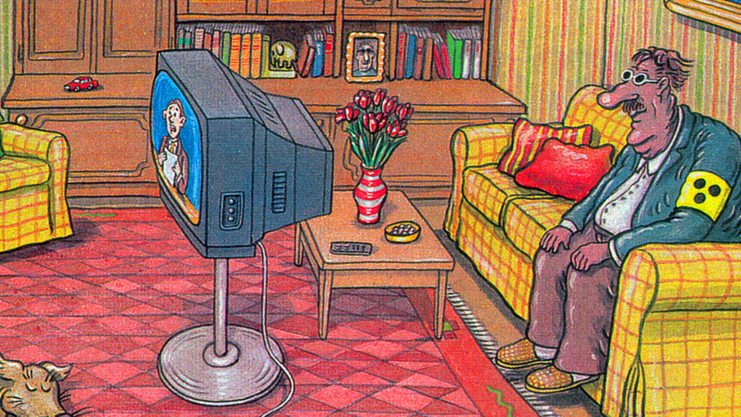 "Mattscheibe" - Satirische Zeichnungen aus den 1990er-Jahren