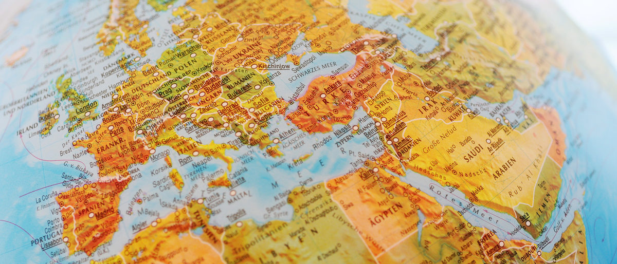 globus, weltkugel, erdball, europa, mittelmeer, nordafrika, naher osten, nordhalbkugel, planet, global, ausschnitt