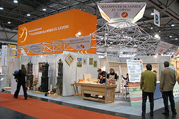 Handwerksstand auf der mitteldeutschen handwerksmesse