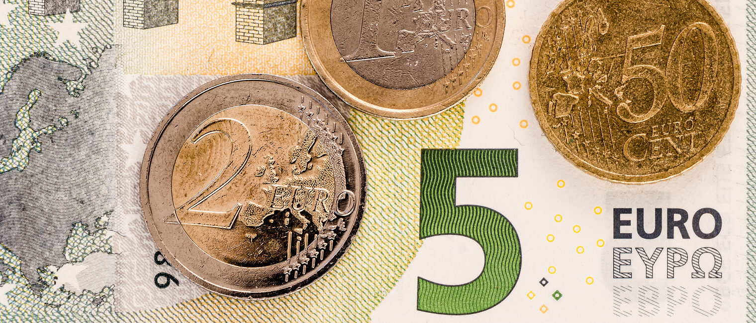 Euro, Geld, Mindestlohn, Münze, Münzen, Schein, Währung, bill, coin, currency, income, labor, minimum, money, salary, wage, work
