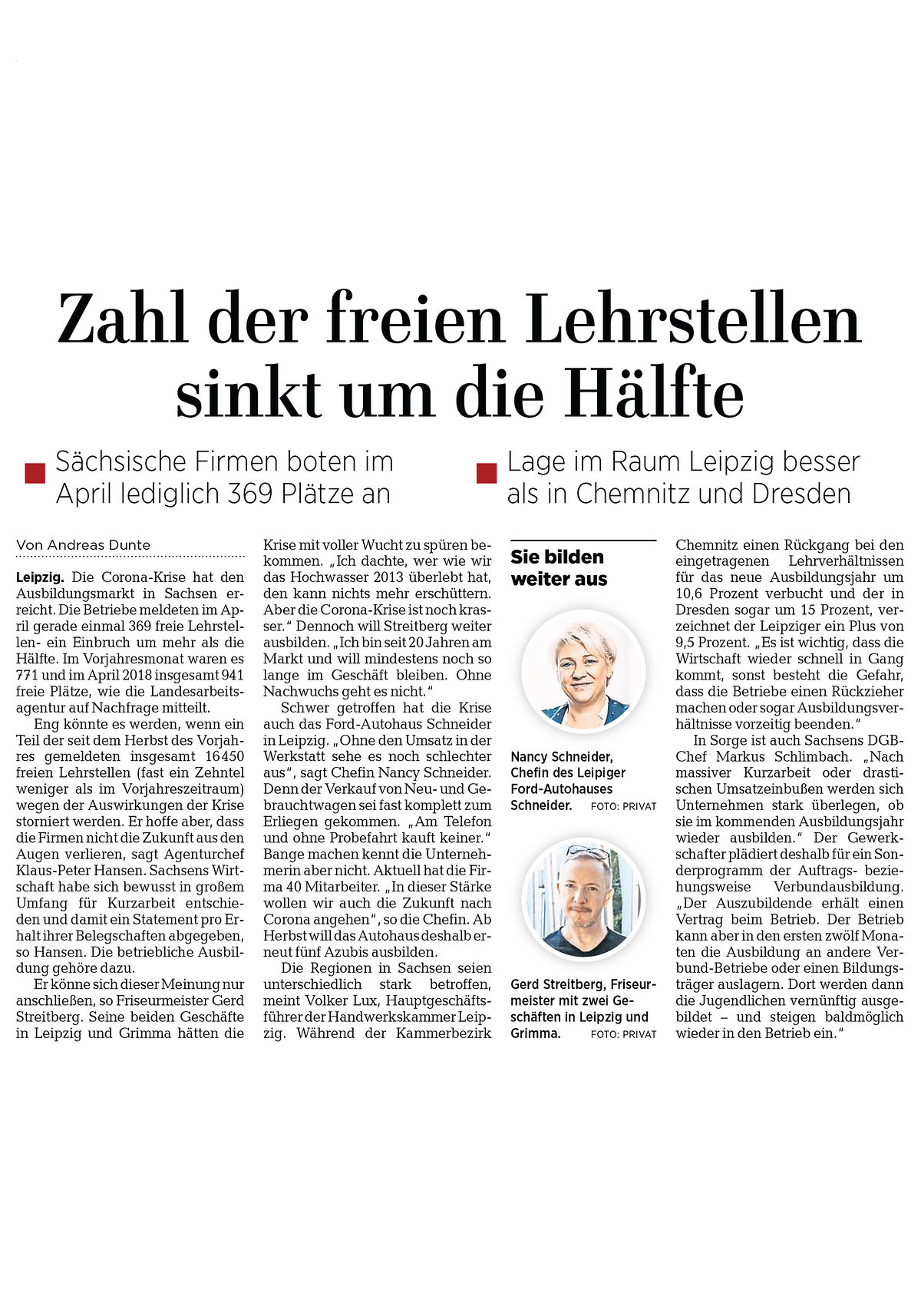 20. Mai 2020 / Leipziger Volkszeitung