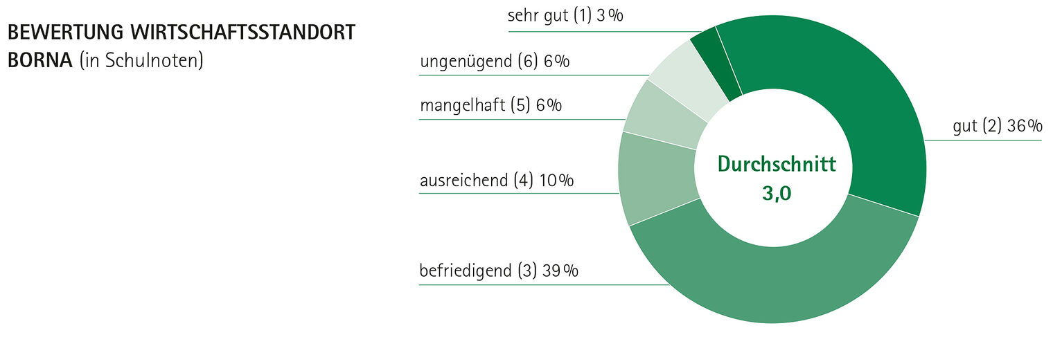 Bewertung des Wirtschaftsstandortes Borna 2019