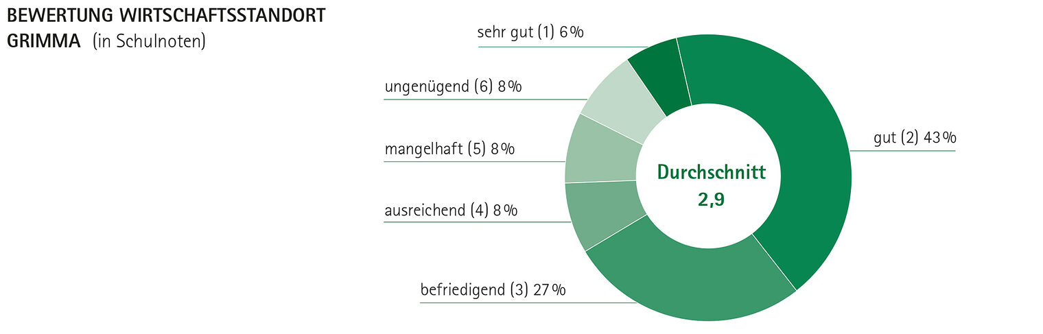 Bewertung des Wirtschaftsstandortes Grimma 2019