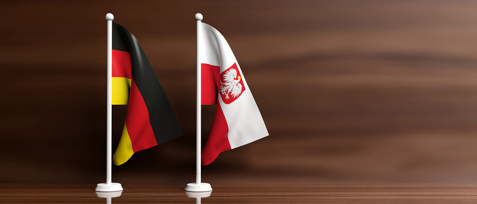 Poland and Germany miniature flags on wooden background. 3d illustration Schlagwort(e): germany, poland, flags, meeting, alliance, economy, polish, germ, germany, poland, flags, meeting, alliance, economy, polish, german, support, help, national, illustration, nation, friendship, sign, world, cooperation, banner, symbol, country, waving, background, flag, miniature, small, politics, global, international, patriotism, two, culture, wooden, wood, communication, partnership, relation, copyspace, space, copy
