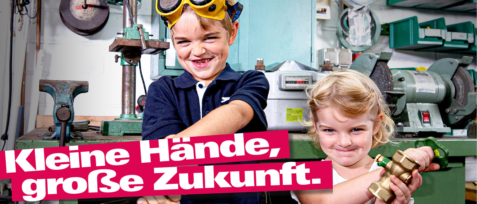 Kleine Hände, große Zukunft 2020. Bild: Aktion Modernes Handwerk