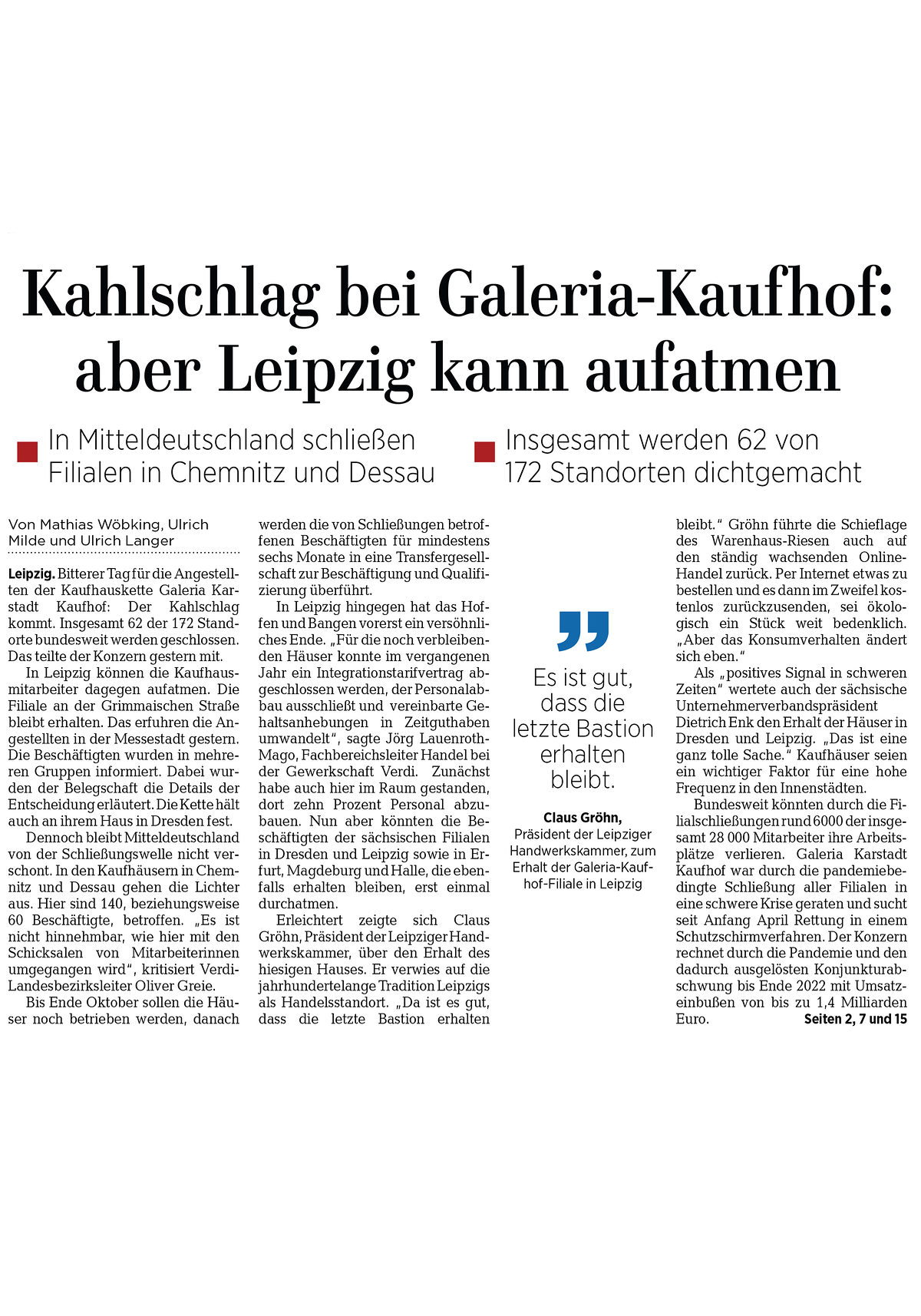 20. Juni 2020 / Leipziger Volkszeitung
