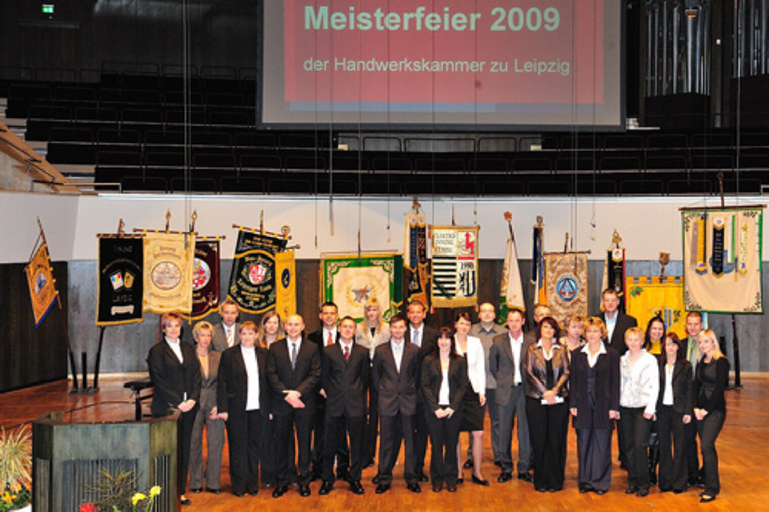 Meisterfeier der Handwerkskammer zu Leipzig 2009. Bild: Foto Geuther (www.foto-geuther.de)