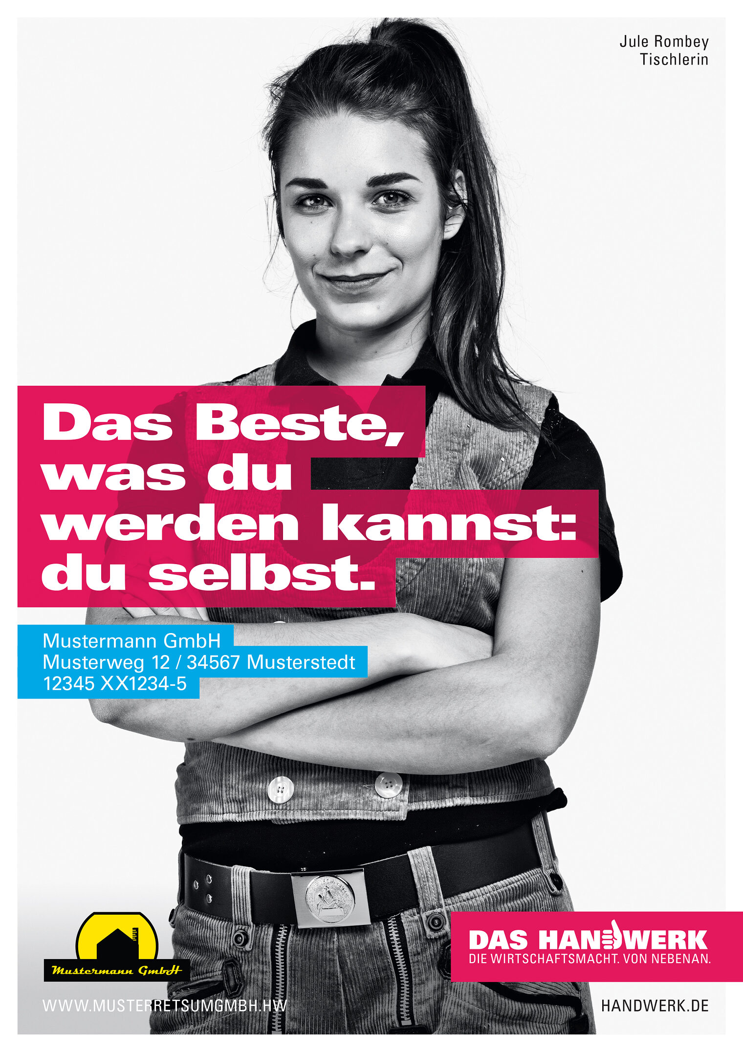 Motiv der Imagekampagne des Handwerks. 4