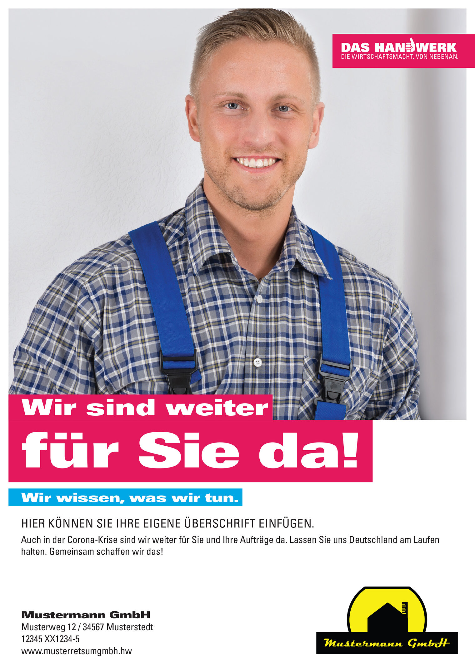 Motiv der Imagekampagne des Handwerks. 7