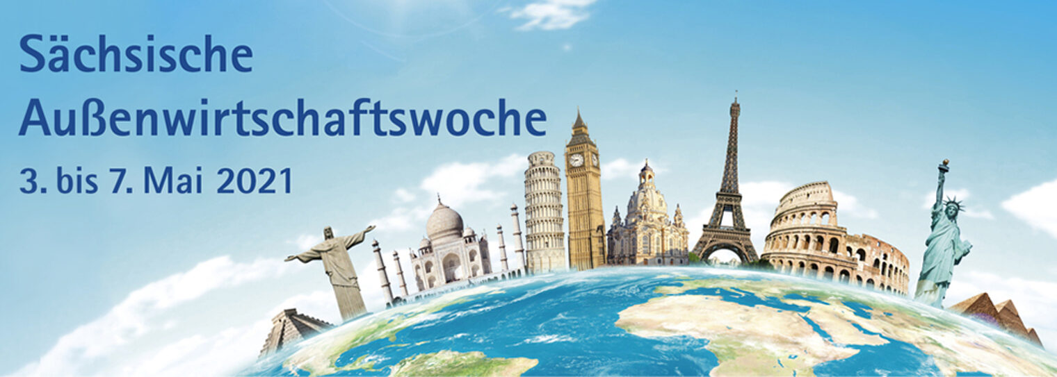 Sächsische Außenwirtschaftswoche 2021. Bild: sdecoret, pillerss / fotolia.com