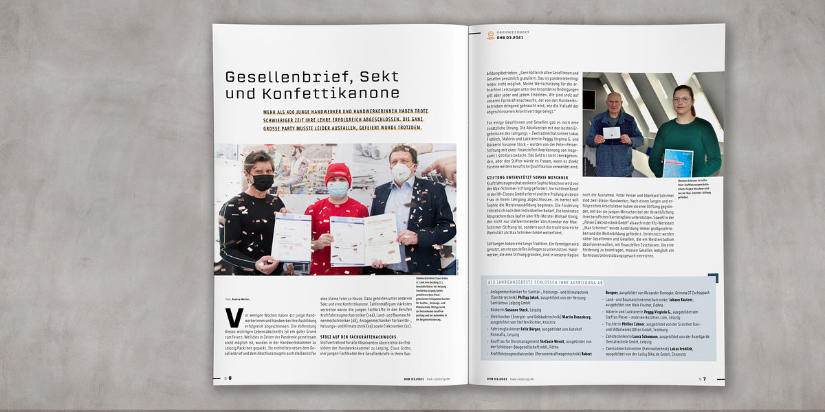 Bildkomposition DHB 03/2021 Inhaltsseiten