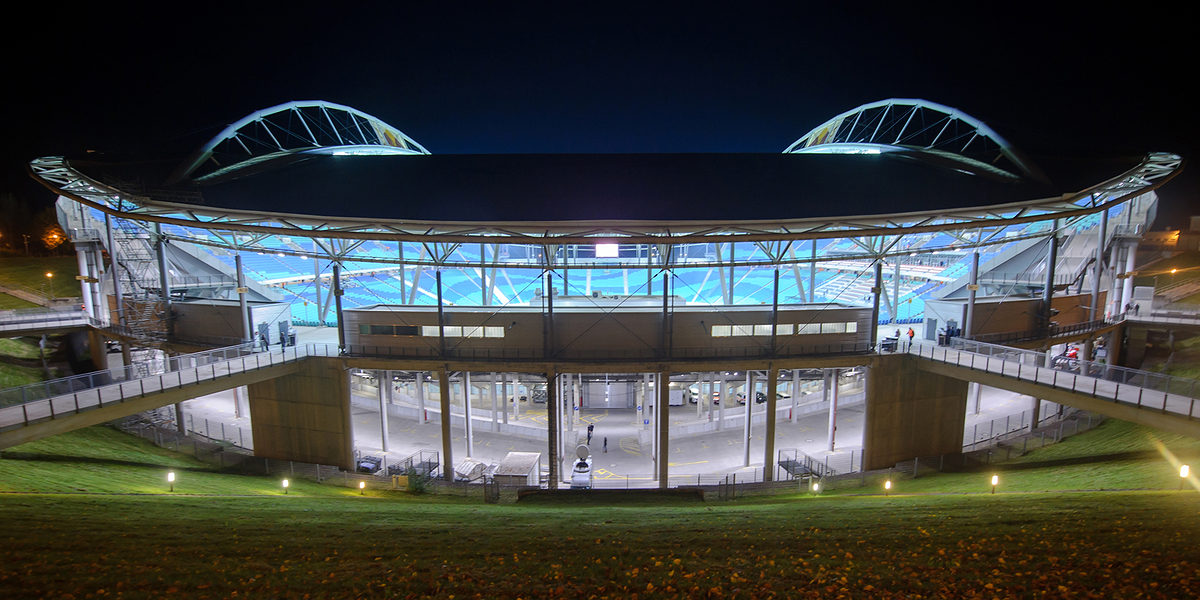 Zentralstadion Leipzig / Red-Bull-Arena. Bild: motivio / Thomas Eisenhuth