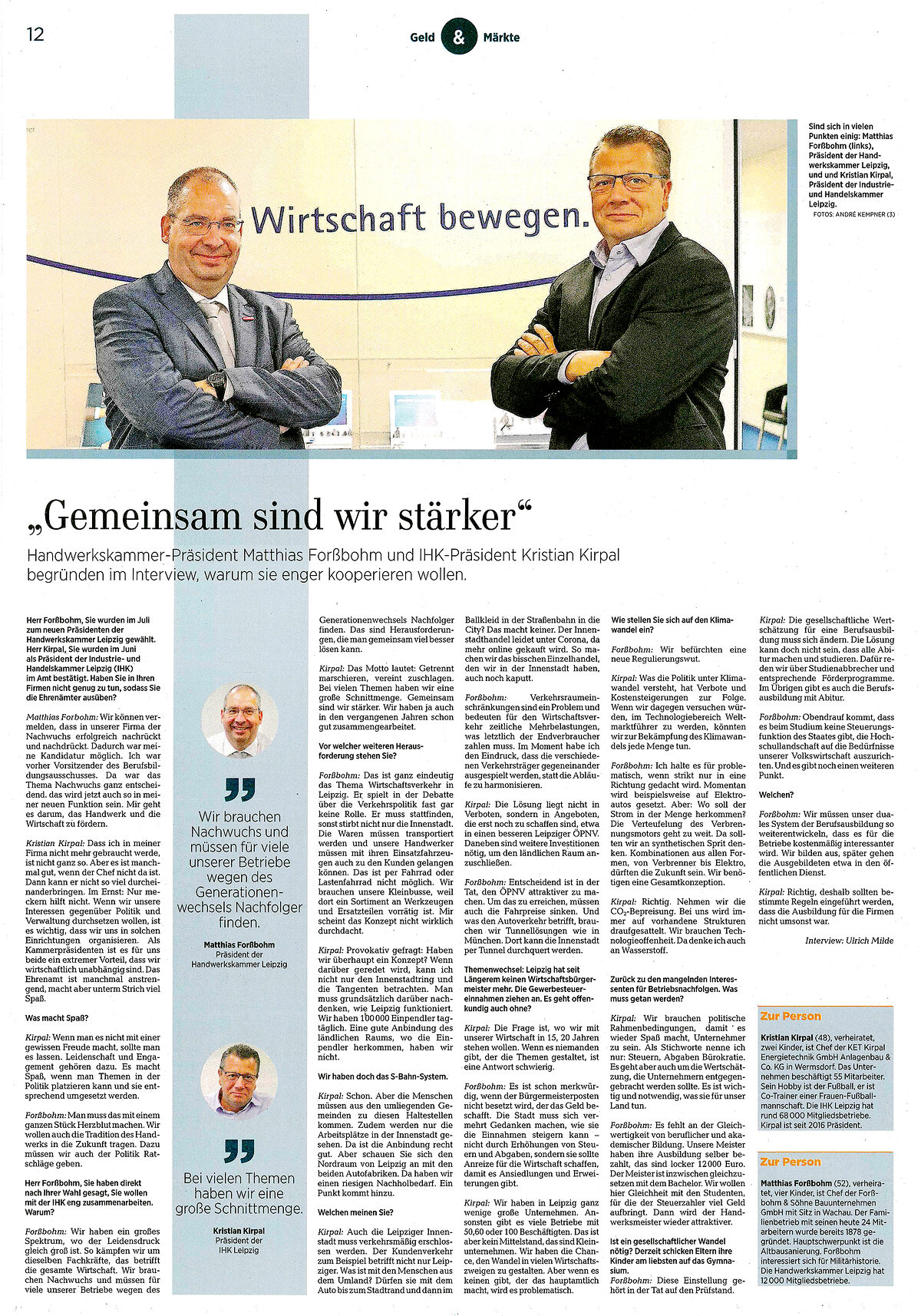 Heft 3 / 2021 / wirtschaftzeitung (Leipziger Volkszeitung)