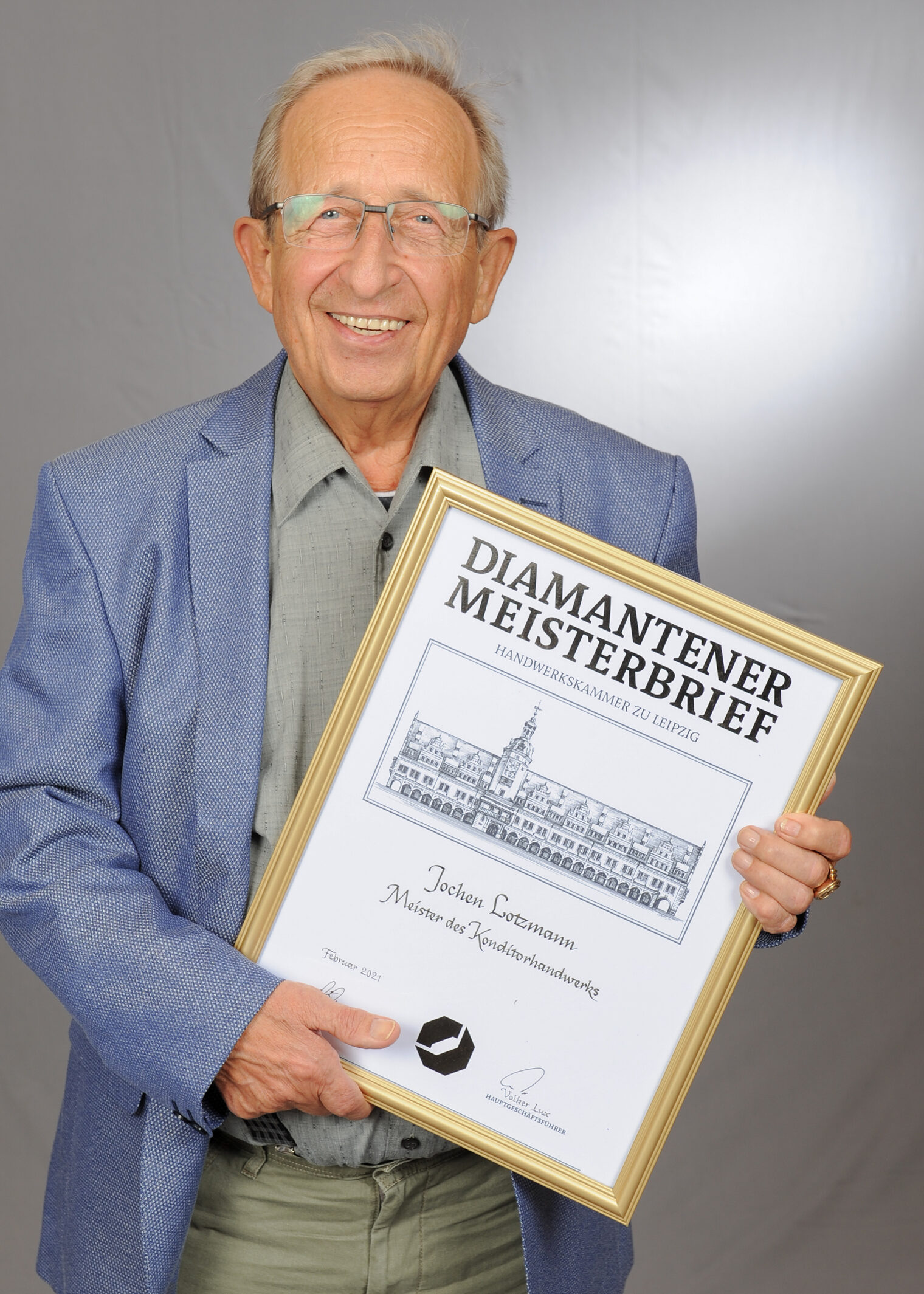 Verleihung Goldene und Diamantene Meisterbriefe 2021.
