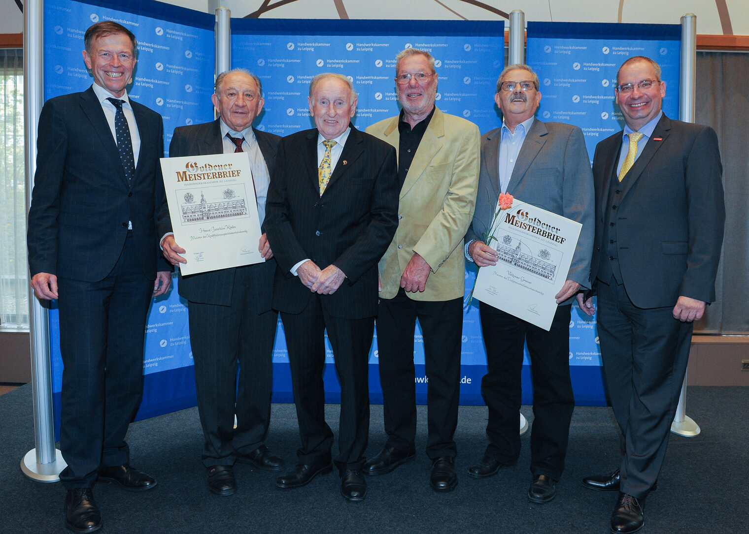 Verleihung Goldene und Diamantene Meisterbriefe 2021.