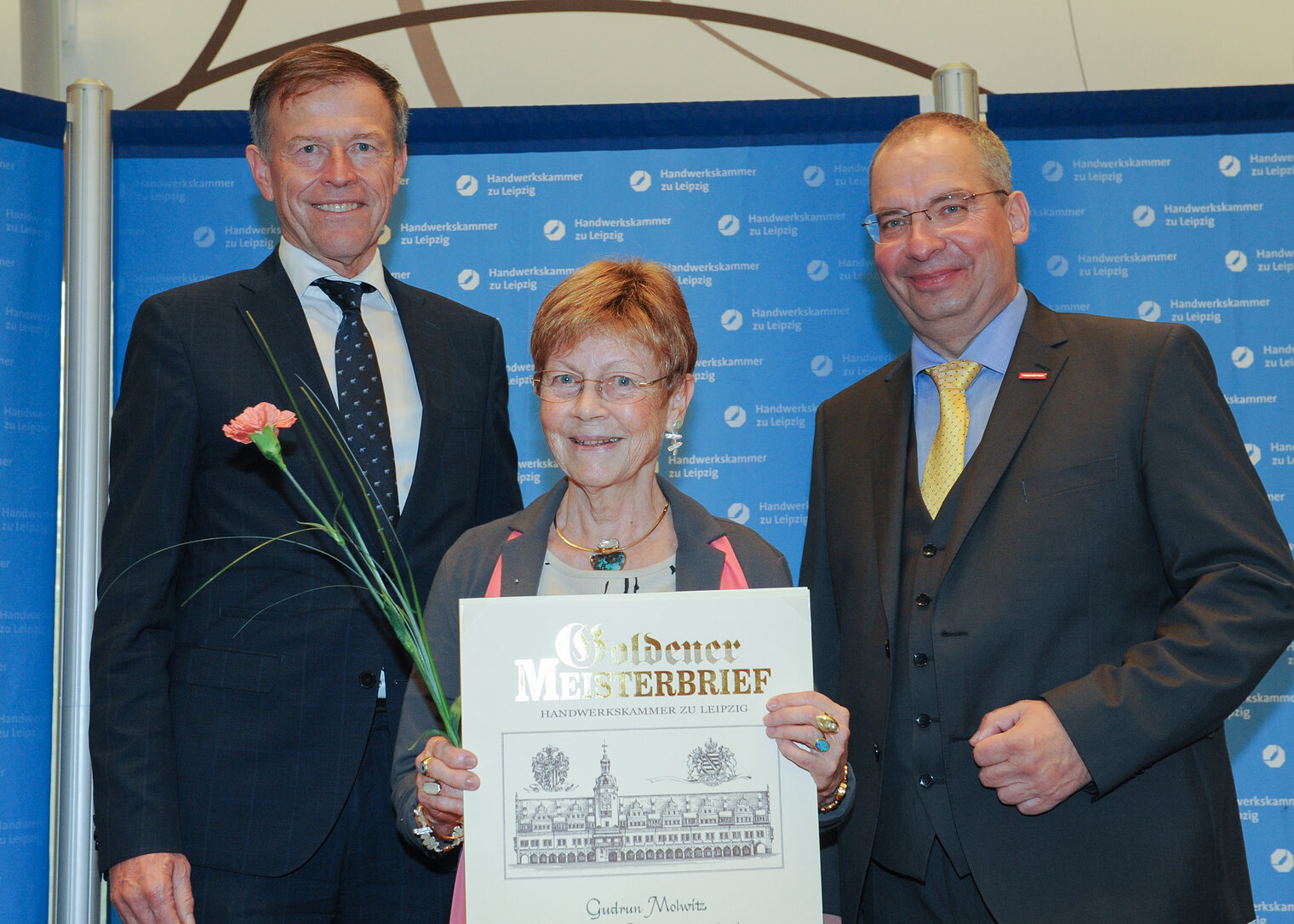 Verleihung Goldene und Diamantene Meisterbriefe 2021.