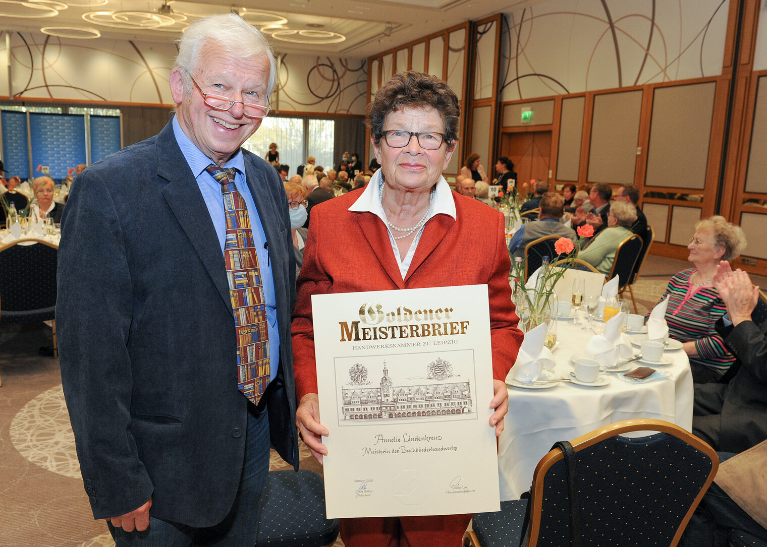 Verleihung Goldene und Diamantene Meisterbriefe 2021.