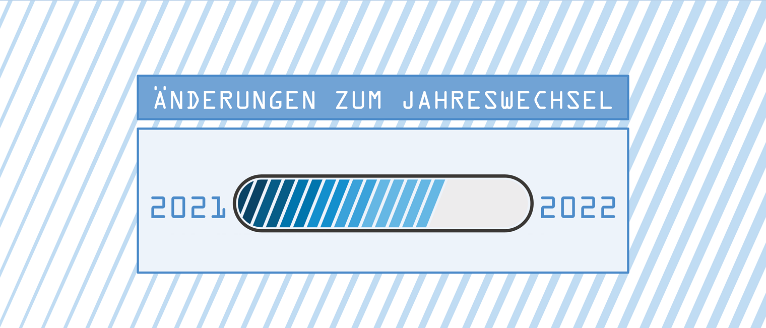 Änderungen zum Jahreswechsel 2021/2022