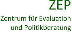 Logo - Zentrum für Evaluation  und Politikberatung