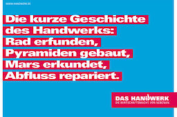 Imagekampagne - Kurze Geschichte des Handwerks