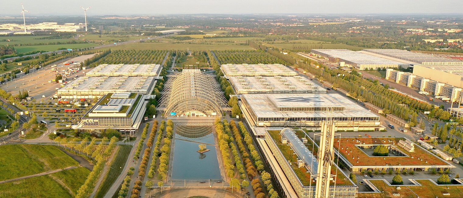 Leipziger Messegelände. Bild: Leipziger Messe GmbH