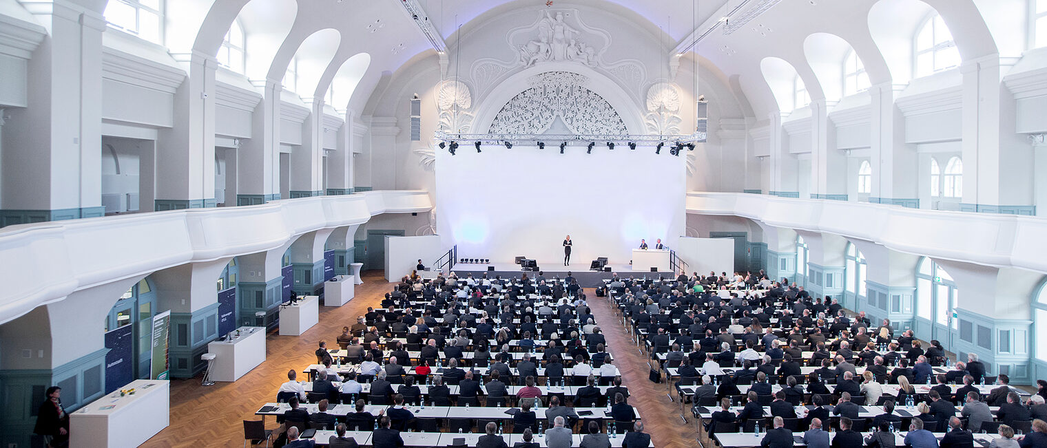 Kongresshalle am Zoo Leipzig. Großer Saal. Bild: Leipziger Messe GmbH