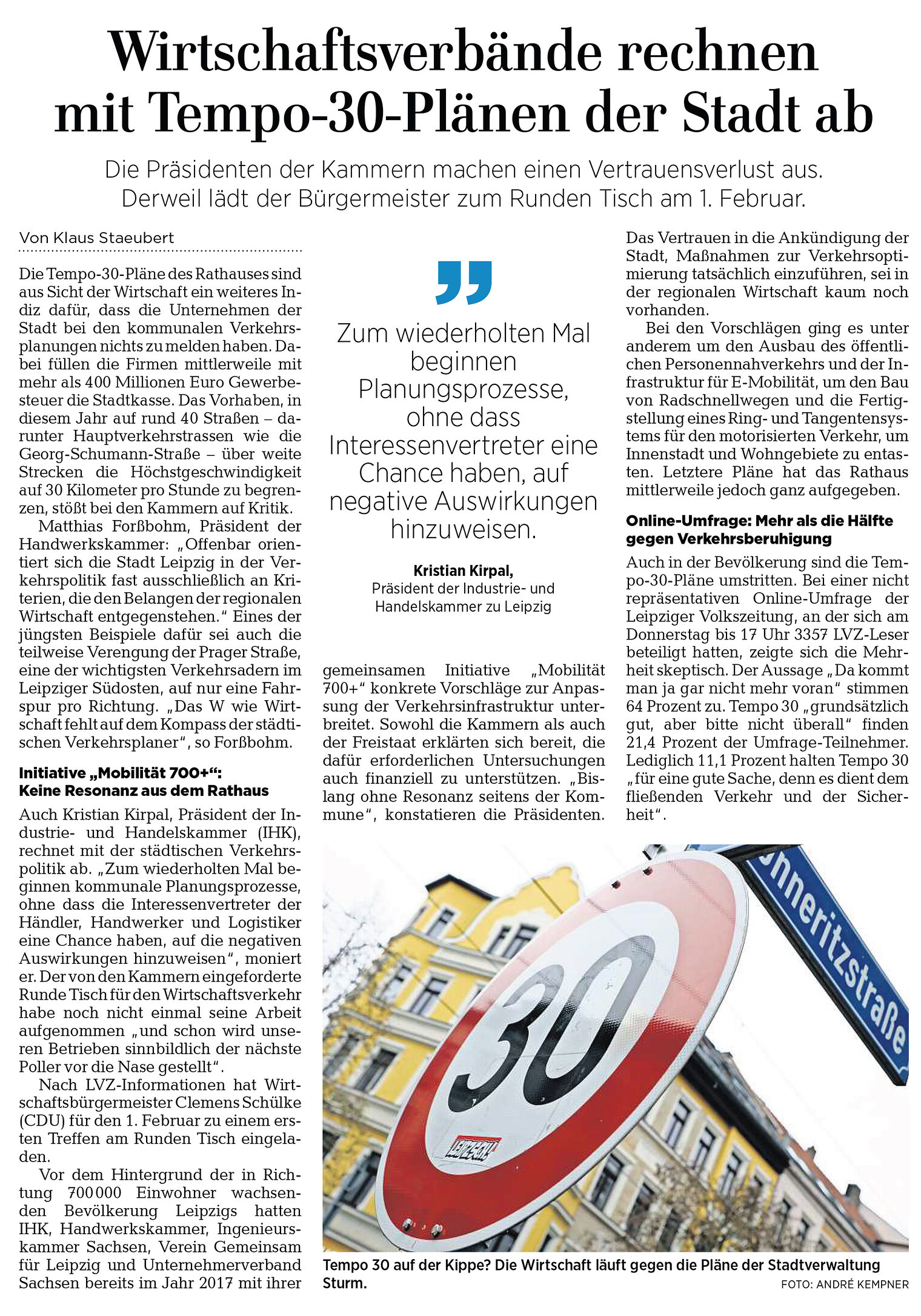 6. Januar 2023 / Leipziger Volkszeitung