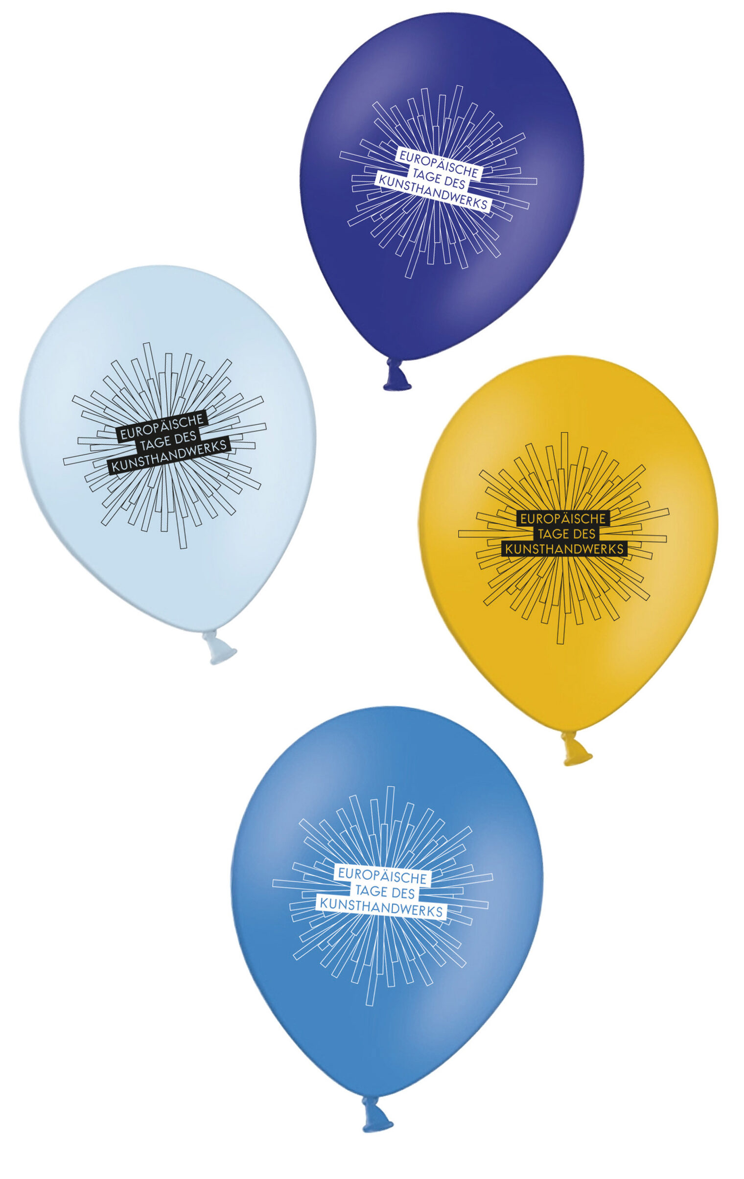 ETAK: Luftballons mit Veranstaltungslogo