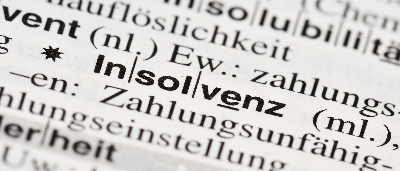 Insolvenz. Bild: stock.adobe.com / Marco2811