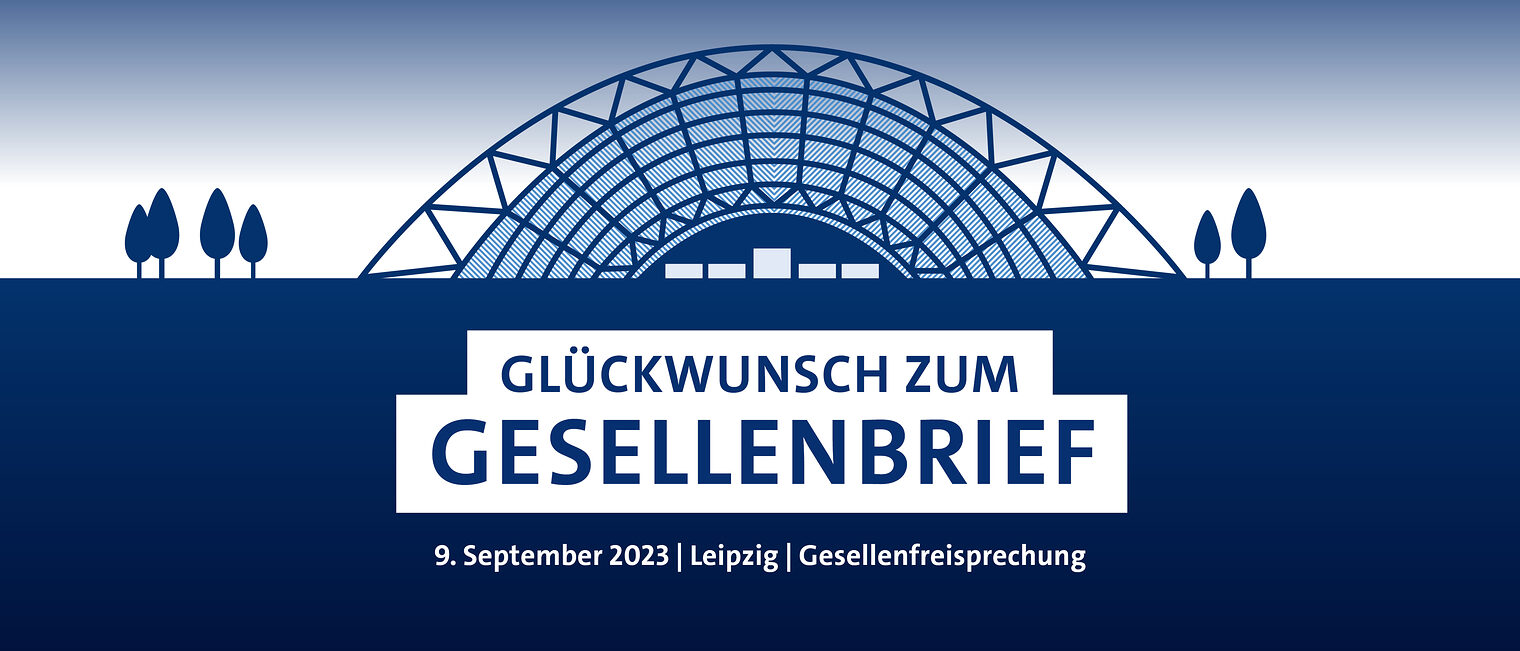 9. September 2023 | Glückwunsch zum Gesellenbrief (mit Datum)