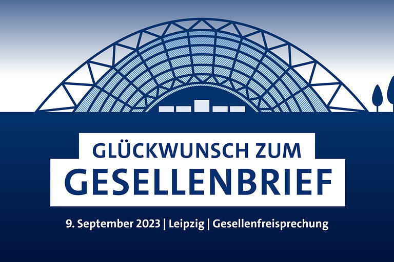 9. September 2023 | Glückwunsch zum Gesellenbrief (mit Datum)