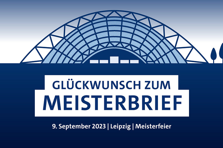 9. September 2023 | Glückwunsch zum Meisterbrief (mit Datum)