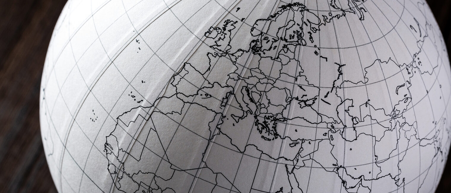 Globus, Erdkugel, Europa, Nordafrika. Bild: taa22 / stock.adobe.com