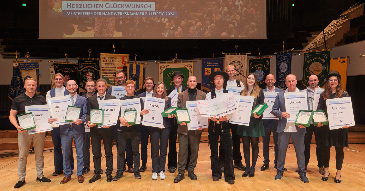 Meisterfeier und Verleihung »Silberne Meisterbriefe« 2024. Bild: Anika Dollmeyer / Rico Thumser 6