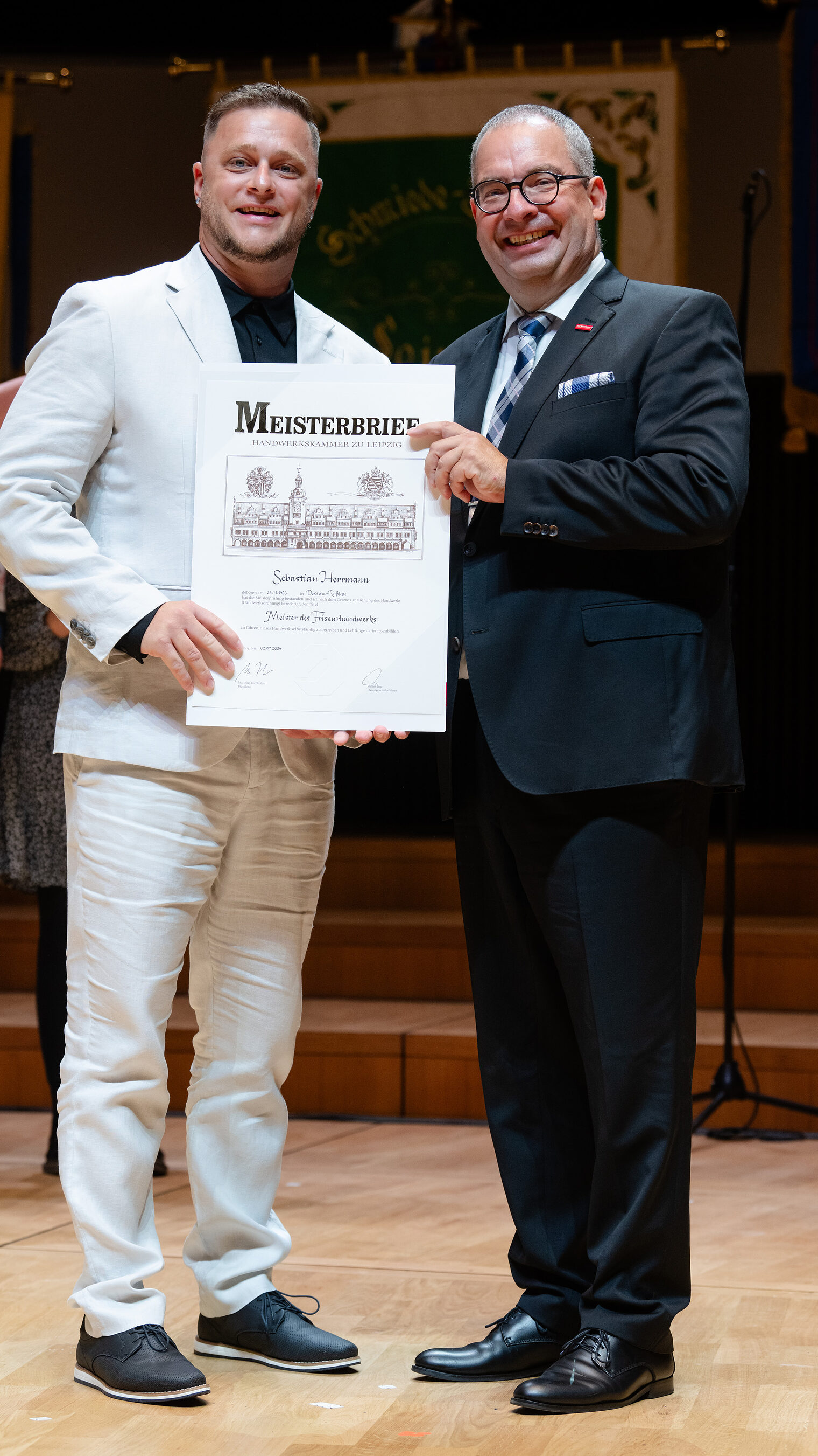 Meisterfeier und Verleihung »Silberne Meisterbriefe« 2024. Bild: Anika Dollmeyer / Rico Thumser 37